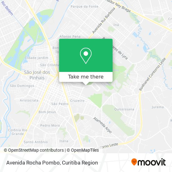 Mapa Avenida Rocha Pombo