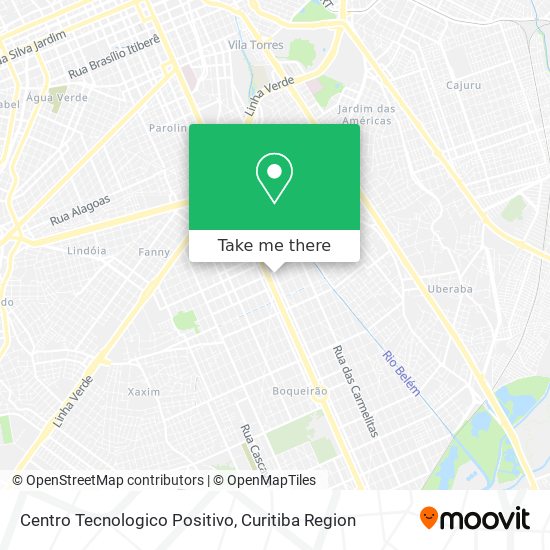 Centro Tecnologico Positivo map