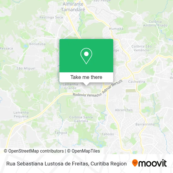Rua Sebastiana Lustosa de Freitas map