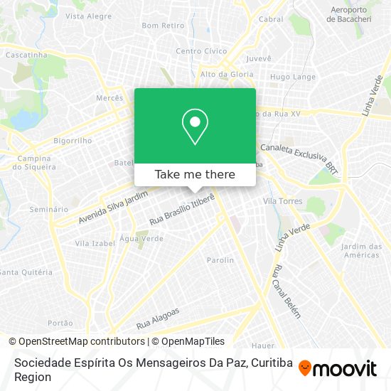 Sociedade Espírita Os Mensageiros Da Paz map