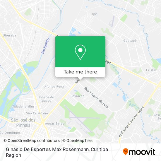 Mapa Ginásio De Esportes Max Rosenmann