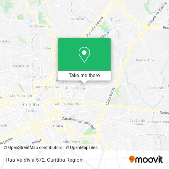 Rua Valdívia 572 map