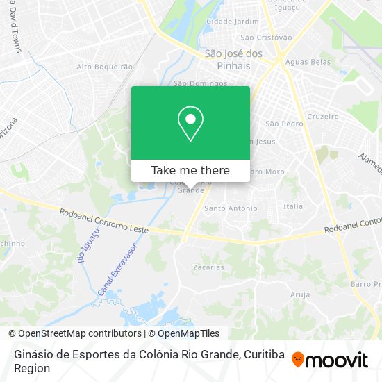 Ginásio de Esportes da Colônia Rio Grande map
