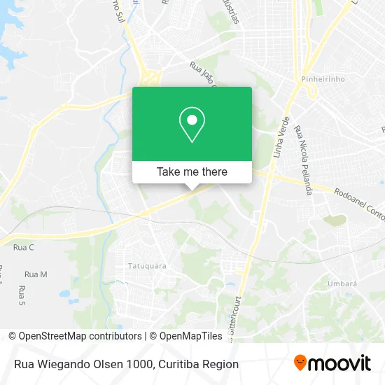 Rua Wiegando Olsen 1000 map