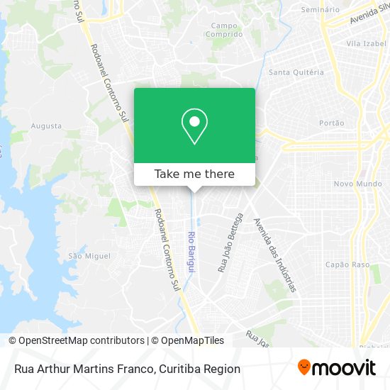 Rua Arthur Martins Franco map