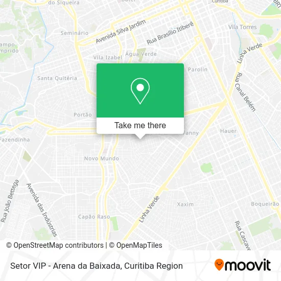 Setor VIP - Arena da Baixada map
