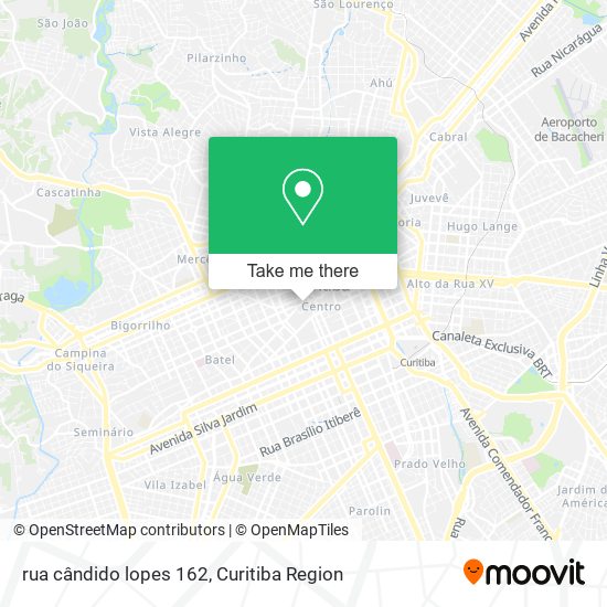 rua cândido lopes 162 map