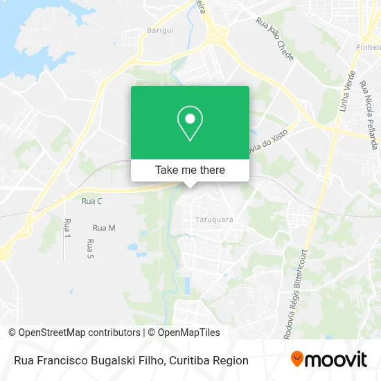 Rua Francisco Bugalski Filho map