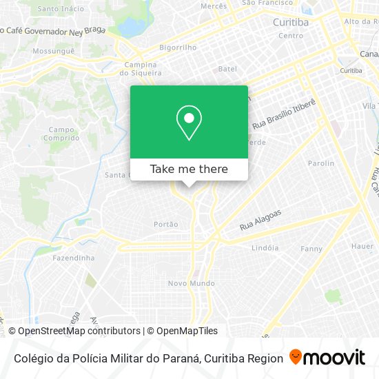 Colégio da Polícia Militar do Paraná map