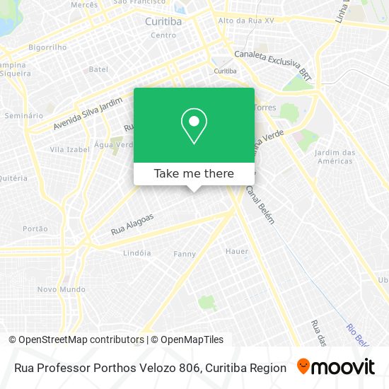 Rua Professor Porthos Velozo 806 map