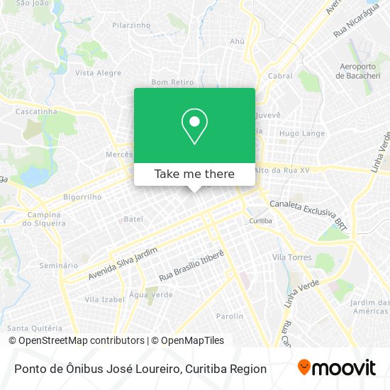 Ponto de Ônibus José Loureiro map