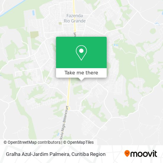 Gralha Azul-Jardim Palmeira map
