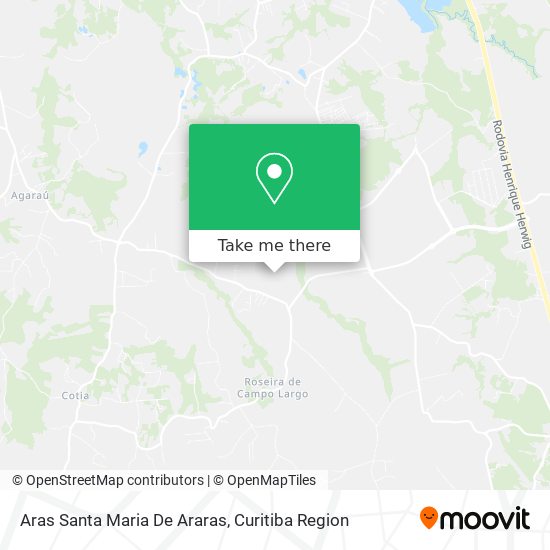 Aras Santa Maria De Araras map
