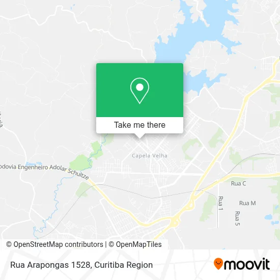 Rua Arapongas 1528 map
