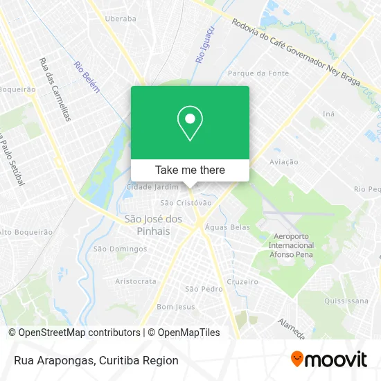 Rua Arapongas map