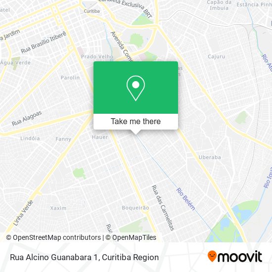 Rua Alcino Guanabara 1 map