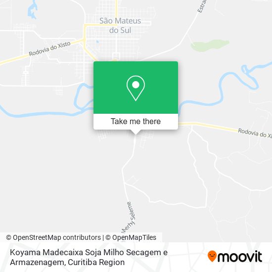 Koyama Madecaixa Soja Milho Secagem e Armazenagem map