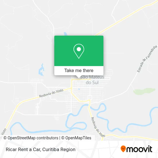 Ricar Rent a Car map