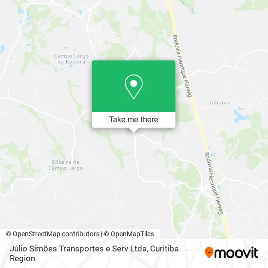 Júlio Simões Transportes e Serv Ltda map