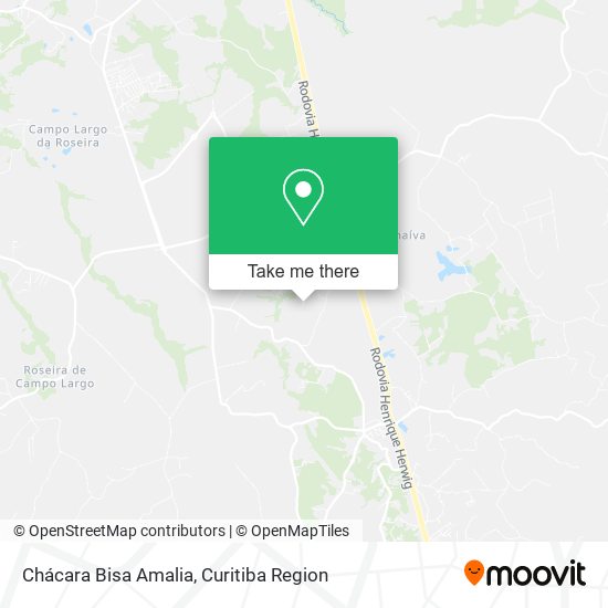 Chácara Bisa Amalia map
