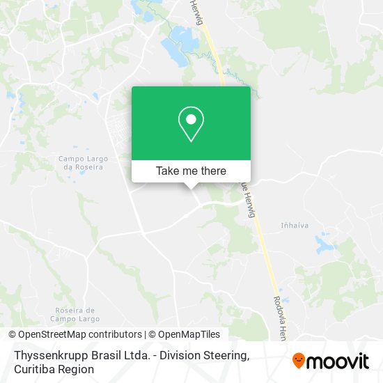 Thyssenkrupp Brasil Ltda. - Division Steering map