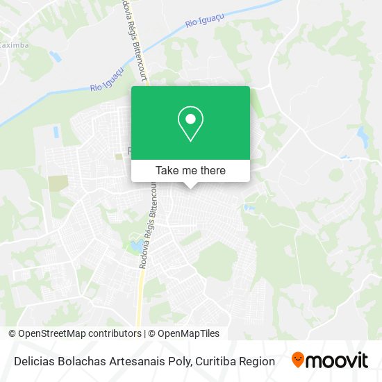 Delicias Bolachas Artesanais Poly map