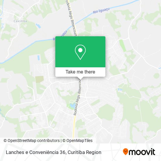 Lanches e Conveniência 36 map