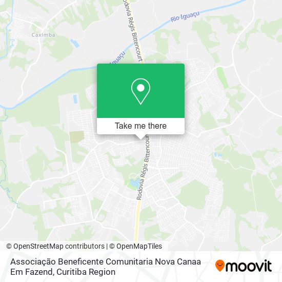 Associação Beneficente Comunitaria Nova Canaa Em Fazend map