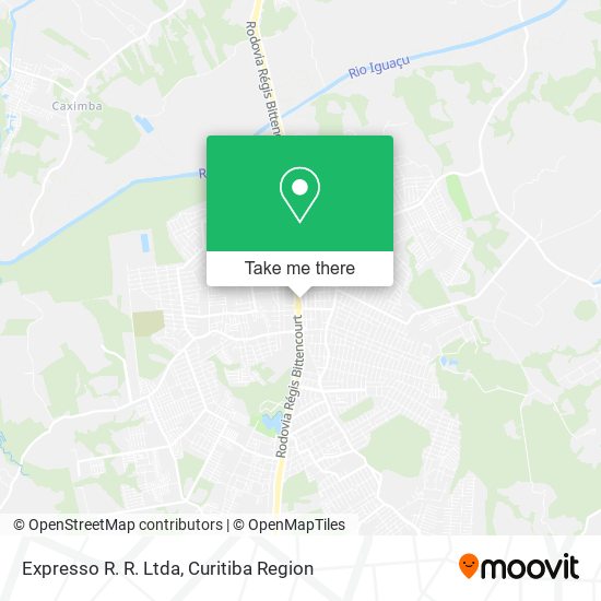 Expresso R. R. Ltda map