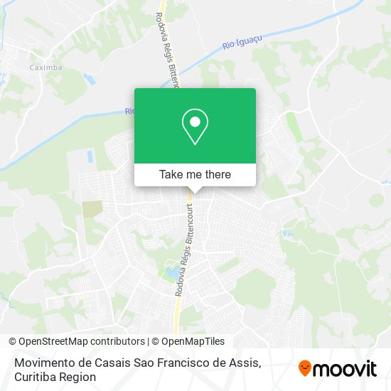 Movimento de Casais Sao Francisco de Assis map