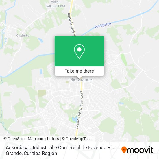 Associação Industrial e Comercial de Fazenda Rio Grande map