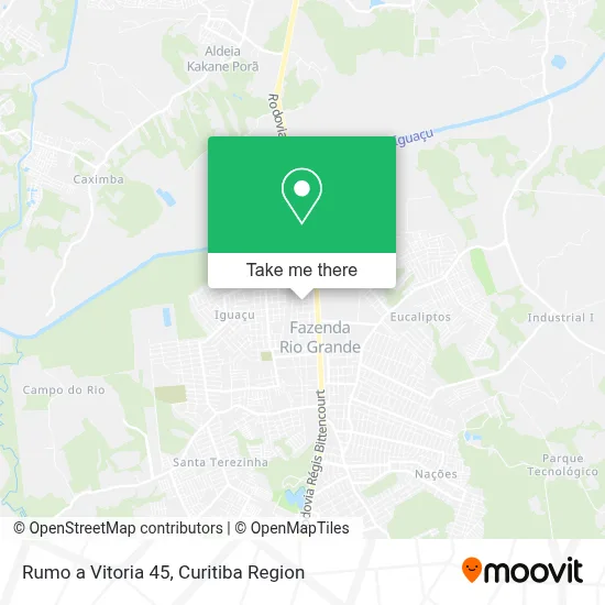 Rumo a Vitoria 45 map