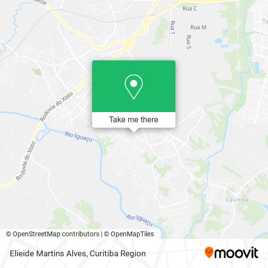 Elieide Martins Alves map