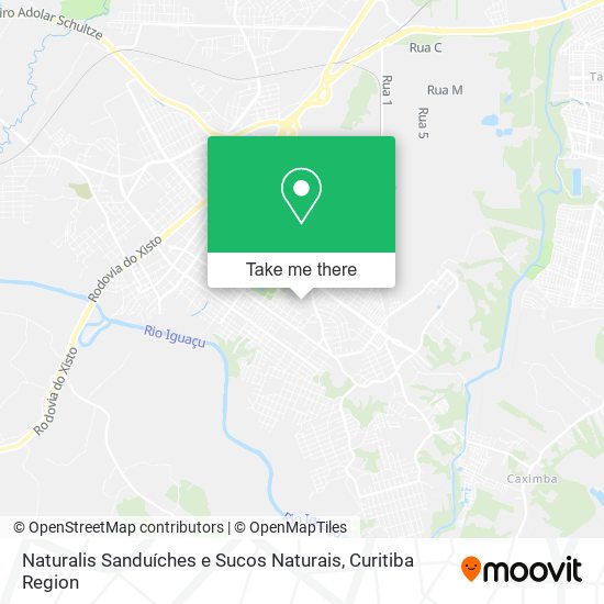 Mapa Naturalis Sanduíches e Sucos Naturais