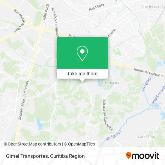 Gimel Transportes map