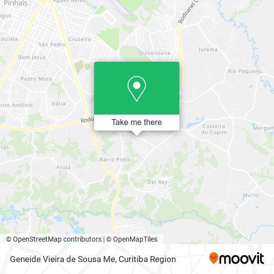 Geneide Vieira de Sousa Me map