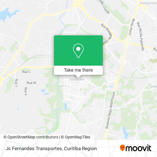 Jc Fernandes Transportes map