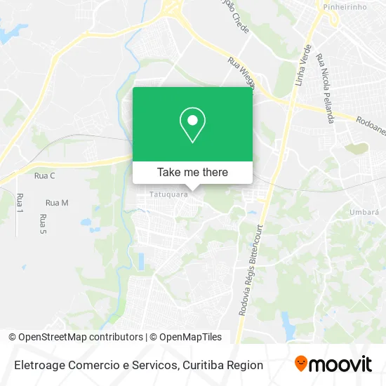 Eletroage Comercio e Servicos map