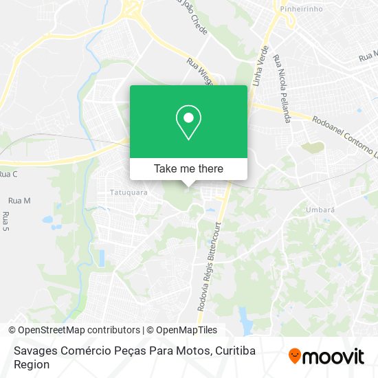 Savages Comércio Peças Para Motos map