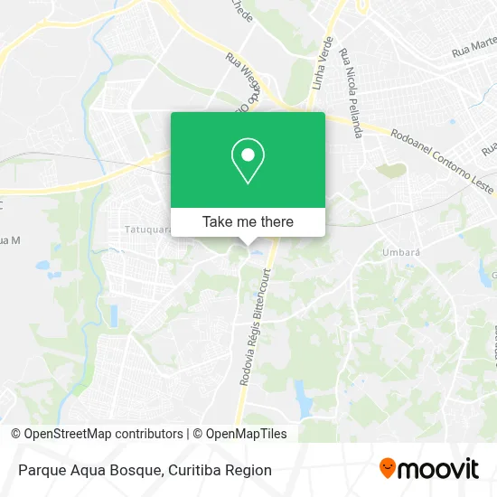 Parque Aqua Bosque map