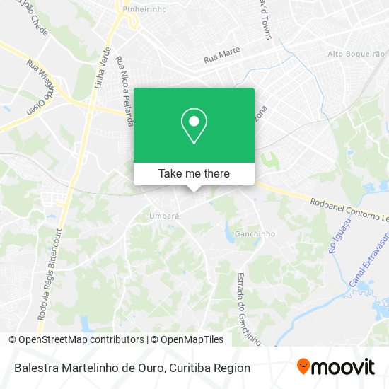 Balestra Martelinho de Ouro map