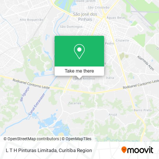 L T H Pinturas Limitada map