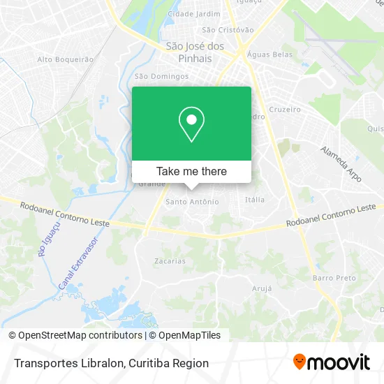 Transportes Libralon map