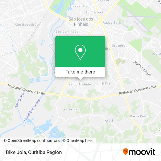 Bike Joia map