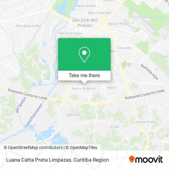 Luana Catta Preta Limpezas map