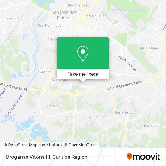 Drogarias Vitoria III map