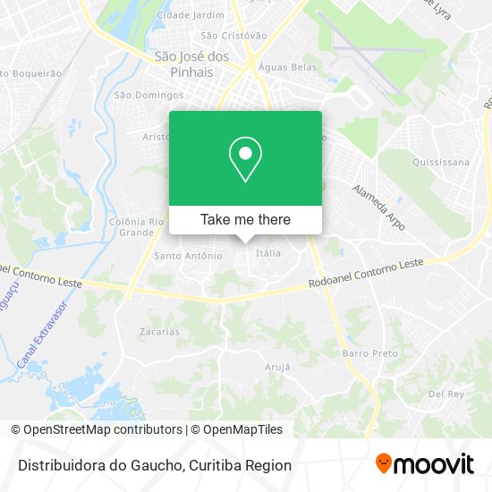 Distribuidora do Gaucho map