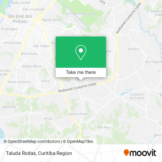 Taluda Rodas map
