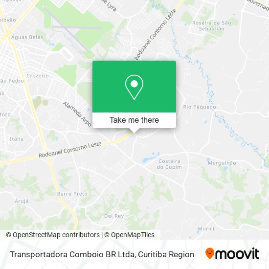 Transportadora Comboio BR Ltda map