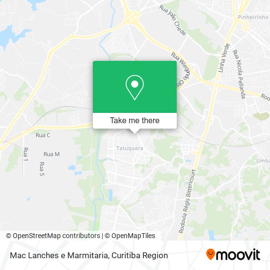 Mac Lanches e Marmitaria map